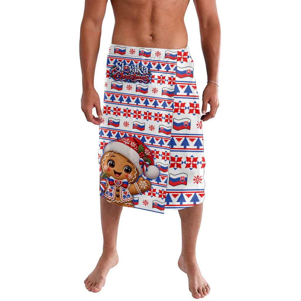 Slovakia Christmas Lavalava Ugly Fair Isle Gingerbread Man Candy Cane