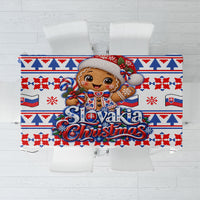 Slovakia Christmas Tablecloth Ugly Fair Isle Gingerbread Man Candy Cane