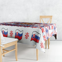 Slovakia Christmas Tablecloth Ugly Fair Isle Gingerbread Man Candy Cane