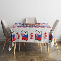 Slovakia Christmas Tablecloth Ugly Fair Isle Gingerbread Man Candy Cane