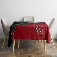 Personalized Raven Billiards Tablecloth with Dark Cemetery Scene and Red Eye Crow Artwork - Wonder Print Shop