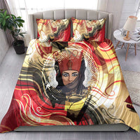 Amunet Bedding Set with Egyptian Queen Portrait Ancient Mythology