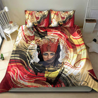 Amunet Bedding Set with Egyptian Queen Portrait Ancient Mythology