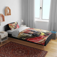 Amunet Bedding Set with Egyptian Queen Portrait Ancient Mythology