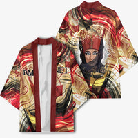 Amunet Kimono with Egyptian Queen Portrait Ancient Mythology