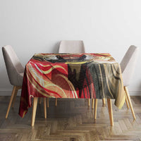 Amunet Tablecloth with Egyptian Queen Portrait Ancient Mythology
