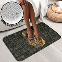 Heqet Ornate Frog Egyptian Bathroom Set with Hieroglyphic Backdrop in Creation Theme