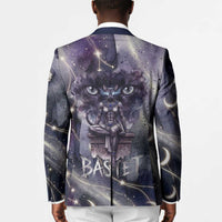 Bastet Egyptian Blazer Cat Goddess Cosmic Protector Moon Magic Night Sky