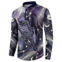 Bastet Egyptian Button Sweatshirt Cat Goddess Cosmic Protector Moon Magic Night Sky