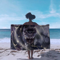 Bastet Egyptian Sarong Cat Goddess Cosmic Protector Moon Magic Night Sky