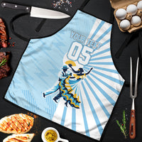 Personalized Uruguay Soccer Apron Cultural Dance Drums Sun Emblem Dynamic Flag