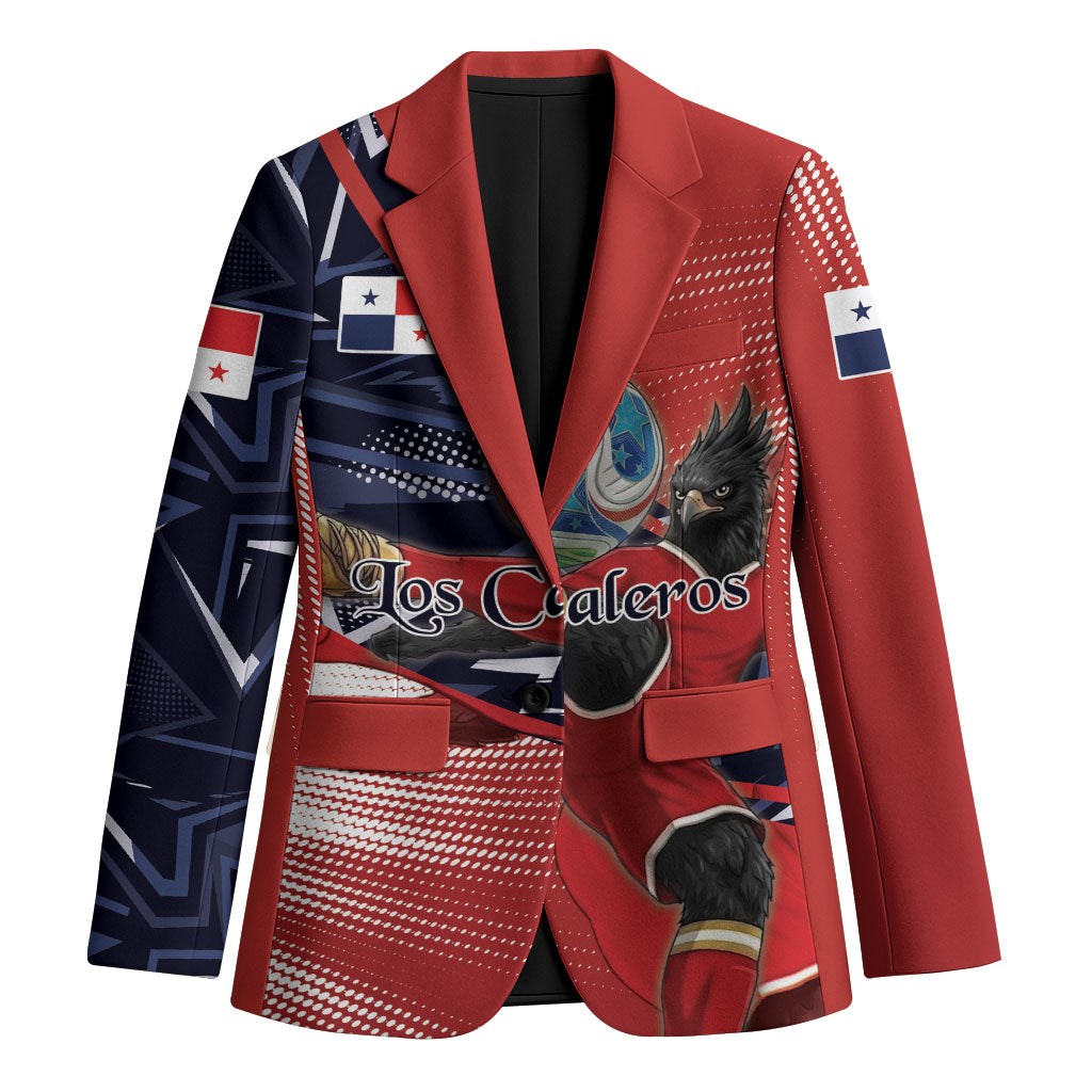 Personalized Panama Football Blazer Los Canaleros Harpy Eagle Mascot - National Flag Colors