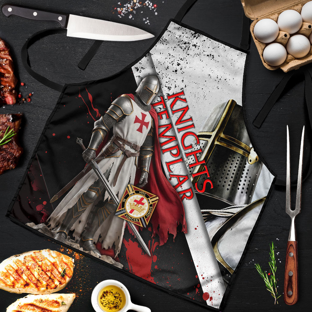Knights Templar Apron Crusader Warrior Full Armor Red Cross