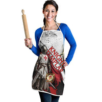 Knights Templar Apron Crusader Warrior Full Armor Red Cross