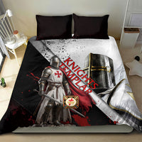 Knights Templar Bedding Set Crusader Warrior Full Armor Red Cross