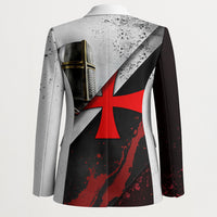 Knights Templar Blazer Crusader Warrior Full Armor Red Cross
