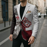Knights Templar Blazer Crusader Warrior Full Armor Red Cross