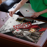 Knights Templar Puzzle Crusader Warrior Full Armor Red Cross