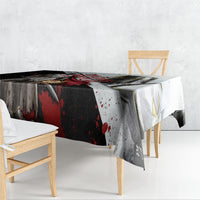 Knights Templar Tablecloth Crusader Warrior Full Armor Red Cross