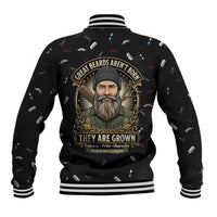 The Beard Society Baseball Jacket Vintage Barber Great Beards Grown With Pride