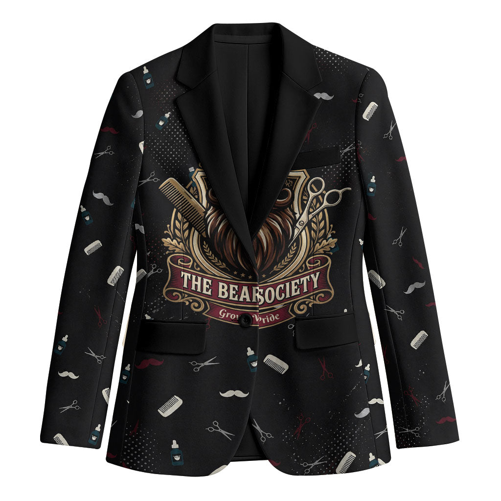 The Beard Society Blazer Vintage Barber Great Beards Grown With Pride