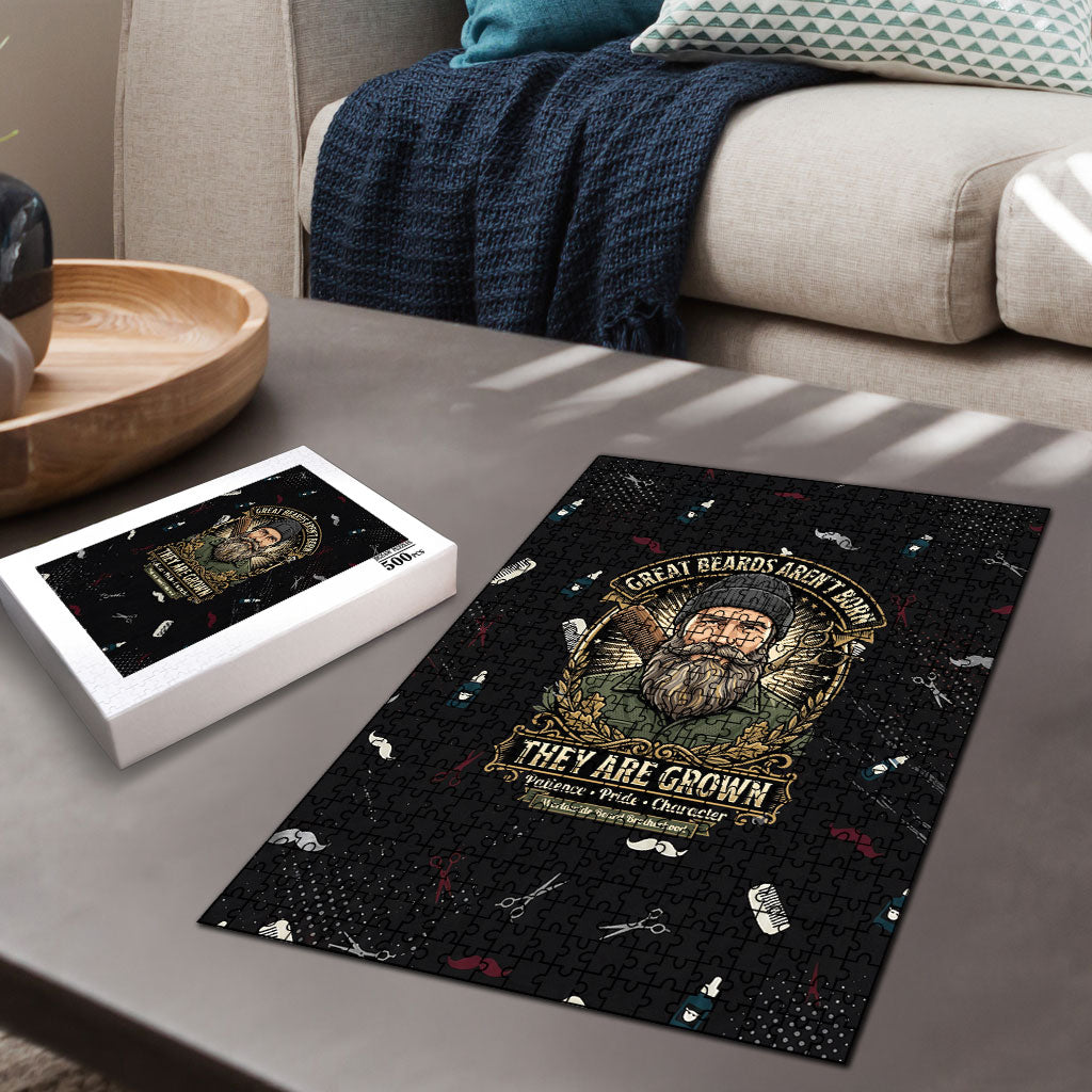 The Beard Society Puzzle Vintage Barber Great Beards Grown With Pride