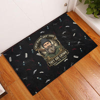 The Beard Society Rubber Doormat Vintage Barber Great Beards Grown With Pride