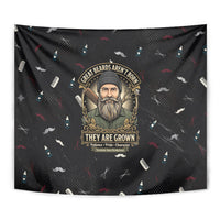 The Beard Society Tapestry Vintage Barber Great Beards Grown With Pride