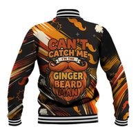 World Beard Day Baseball Jacket Ginger Beard Man Pride - Retro Comic