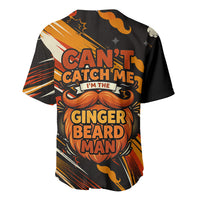 World Beard Day Baseball Jersey Ginger Beard Man Pride - Retro Comic
