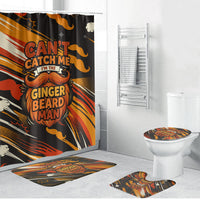 World Beard Day Bathroom Set Ginger Beard Man Pride - Retro Comic