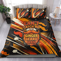 World Beard Day Bedding Set Ginger Beard Man Pride - Retro Comic