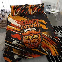 World Beard Day Bedding Set Ginger Beard Man Pride - Retro Comic