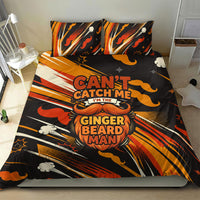 World Beard Day Bedding Set Ginger Beard Man Pride - Retro Comic