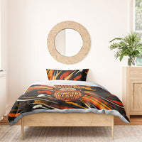 World Beard Day Bedding Set Ginger Beard Man Pride - Retro Comic