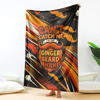 World Beard Day Blanket Ginger Beard Man Pride - Retro Comic