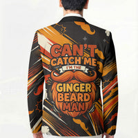 World Beard Day Blazer Ginger Beard Man Pride - Retro Comic