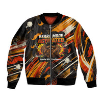 World Beard Day Bomber Jacket Ginger Beard Man Pride - Retro Comic