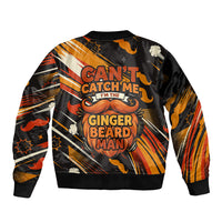 World Beard Day Bomber Jacket Ginger Beard Man Pride - Retro Comic