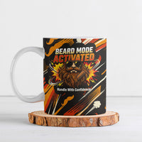 World Beard Day Ceramic Mug Ginger Beard Man Pride - Retro Comic
