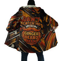 World Beard Day Cloak Ginger Beard Man Pride - Retro Comic