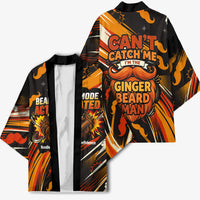 World Beard Day Kimono Ginger Beard Man Pride - Retro Comic