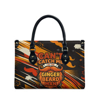 World Beard Day Leather Bag Ginger Beard Man Pride - Retro Comic