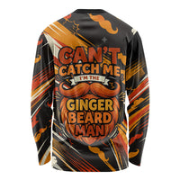 World Beard Day Long Sleeve Shirt Ginger Beard Man Pride - Retro Comic
