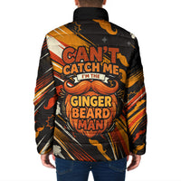 World Beard Day Padded Jacket Ginger Beard Man Pride - Retro Comic