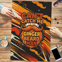 World Beard Day Puzzle Ginger Beard Man Pride - Retro Comic
