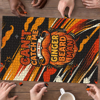 World Beard Day Puzzle Ginger Beard Man Pride - Retro Comic