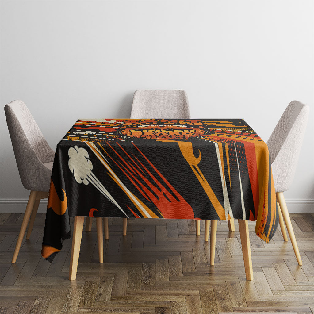 World Beard Day Tablecloth Ginger Beard Man Pride - Retro Comic