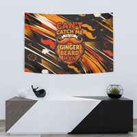 World Beard Day Tapestry Ginger Beard Man Pride - Retro Comic
