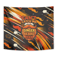 World Beard Day Tapestry Ginger Beard Man Pride - Retro Comic